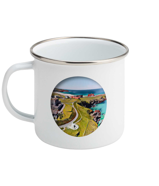 Enamel Mug - A Seagull's View Of Newquay. - Above the Coast